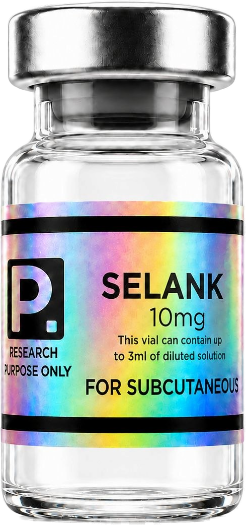 Vial Selank 10mg Peptovia Labs — pureté ≥99% HPLC, research use only